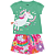 Pijama Infantil Feminino 100% Algodão com Estampa de Unicórnio - Imagem 2