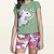 Pijama Infantil Feminino tamanho 4 ao 10 - 100% algodão - Imagem 2