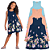 Vestido Infantil Feminino Cores Tropical Brandili - Imagem 1