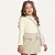 Conjunto Blusa M/L em Malha e Short Saia em Tweed - FAKINI - Imagem 1