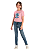 Blusa Infantil Feminina Cropped Stitch Brandili - Imagem 5