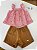 Conjunto Infantil  feminino Bata e Short Brandili - Imagem 5