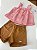 Conjunto Infantil  feminino Bata e Short Brandili - Imagem 2