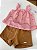 Conjunto Infantil  feminino Bata e Short Brandili - Imagem 3