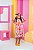 Vestido Infantil Feminino Elisa Estampa Pessego - Imagem 2