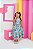 Vestido Infantil  Feminino Bela Estampa Ice Cream - Imagem 6