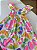Vestido Infantil Fakini Bege com Estampa de Borboletas Coloridas - Imagem 6