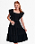 Vestido Juvenil Feminino Midi Fakini Cor Goiaba com Babado em Laise - Imagem 1