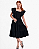 Vestido Juvenil Feminino Midi Fakini Cor Goiaba com Babado em Laise - Imagem 2