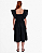 Vestido Juvenil Feminino Midi Fakini Cor Goiaba com Babado em Laise - Imagem 3