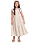 Vestido Juvenil Feminino Fakini com Babado e Bordado Floral Tamanho 12-14-16 - Imagem 2