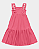 Vestido Juvenil Feminino Fakini com Babado e Bordado Floral Tamanho 12-14-16 - Imagem 3