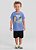 Camiseta infantil menino Estampa da Bluey em puff Brandili - Imagem 1