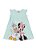 Vestido infantil menina da Minnie Mouse com glitter Brandili - Imagem 2