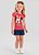 Blusa infantil menina da Minnie Mouse com glitter Brandili - Imagem 1