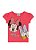 Blusa infantil menina da Minnie Mouse com glitter Brandili - Imagem 2