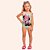 Maio Infantil Menina Minnie Mouse Verde Lima Fakini - Imagem 2