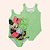 Maio Infantil Menina Minnie Mouse Verde Lima Fakini - Imagem 5