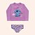 Conjunto Moda Praia Infantil Menina Com Proteção Solar com forro Stitch - Imagem 1
