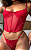 Conjunto Poder Corselet em Tule Preta  M e G - Imagem 1