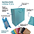 10 Sacolas De Papel Lisas Azul PP - 15LX15AX6Fcm - Imagem 6