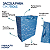 25 Sacolas de Papel Para Óticas 18x22x9cm Cor Azul - Imagem 3