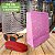 25 Sacolas de Papel Para Óticas 18x22x9cm Cor Rosa - Imagem 3