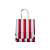 25 Sacolas Listradas Vermelha P – 18,5LX22AX9Fcm - Imagem 5