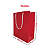20 Sacolas Basica Vermelha P – 18,5LX22AX9Fcm - Imagem 2