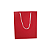 20 Sacolas Basica Vermelha P – 18,5LX22AX9Fcm - Imagem 4