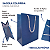 20 Sacolas Basica Azul P – 18,5LX22AX9Fcm - Imagem 3