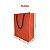 20 Sacolas Basica Laranja P – 18,5LX22AX9Fcm - Imagem 2