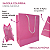 20 Sacolas Basica Rosa P – 18,5LX22AX9Fcm - Imagem 3