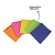 20 Sacolas Coloridas Linha Neon Fluorescente Verde P –18,5LX22AX9Fcm - Imagem 4