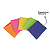 20 Sacolas Coloridas Linha Neon Fluorescente Roxo P –18,5LX22AX9Fcm - Imagem 4