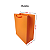 20 Sacolas Coloridas Linha Neon Fluorescente Laranja P –18,5LX22AX9Fcm - Imagem 2