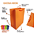 20 Sacolas Coloridas Linha Neon Fluorescente Laranja P –18,5LX22AX9Fcm - Imagem 4