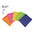 20 Sacolas Coloridas Linha Neon Fluorescente Laranja P –18,5LX22AX9Fcm - Imagem 5
