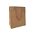 10 Sacolas de Papel Lisas Kraft P - 18,5LX22AX9Fcm - Imagem 1