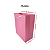 10 Sacolas de Papel Lisas Rosa P - 18,5LX22AX9Fcm - Imagem 2