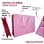 10 Sacolas de Papel Lisas Rosa - 33,5LX25AX9cm - Imagem 3
