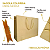 10 Sacolas de Papel Lisas Amarela - 33,5LX25AX9cm - Imagem 3