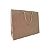 10 Sacolas de Papel Lisas Kraft - 33,5LX25AX9cm - Imagem 1