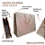 10 Sacolas de Papel Lisas Kraft - 33,5LX25AX9cm - Imagem 3