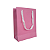 10 Sacolas de Papel Lisas Rosa P- 15LX15AX7cm - Imagem 1