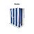 25 Sacolas Listradas azul P – 18,5LX22AX9Fcm - Imagem 2