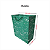 25 Sacolas de Papel Para Óticas 18x22x9cm Cor Verde - Imagem 2