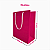 20 Sacolas Basica Rosa Pink P – 18,5LX22AX9Fcm - Imagem 2