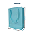 10 Sacolas de Papel Lisas Azul P - 15Lx22Ax7Fcm - Imagem 2