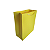 20 Sacolas Coloridas Linha Neon Fluorescente Amarela P –18,5LX22AX9Fcm - Imagem 1